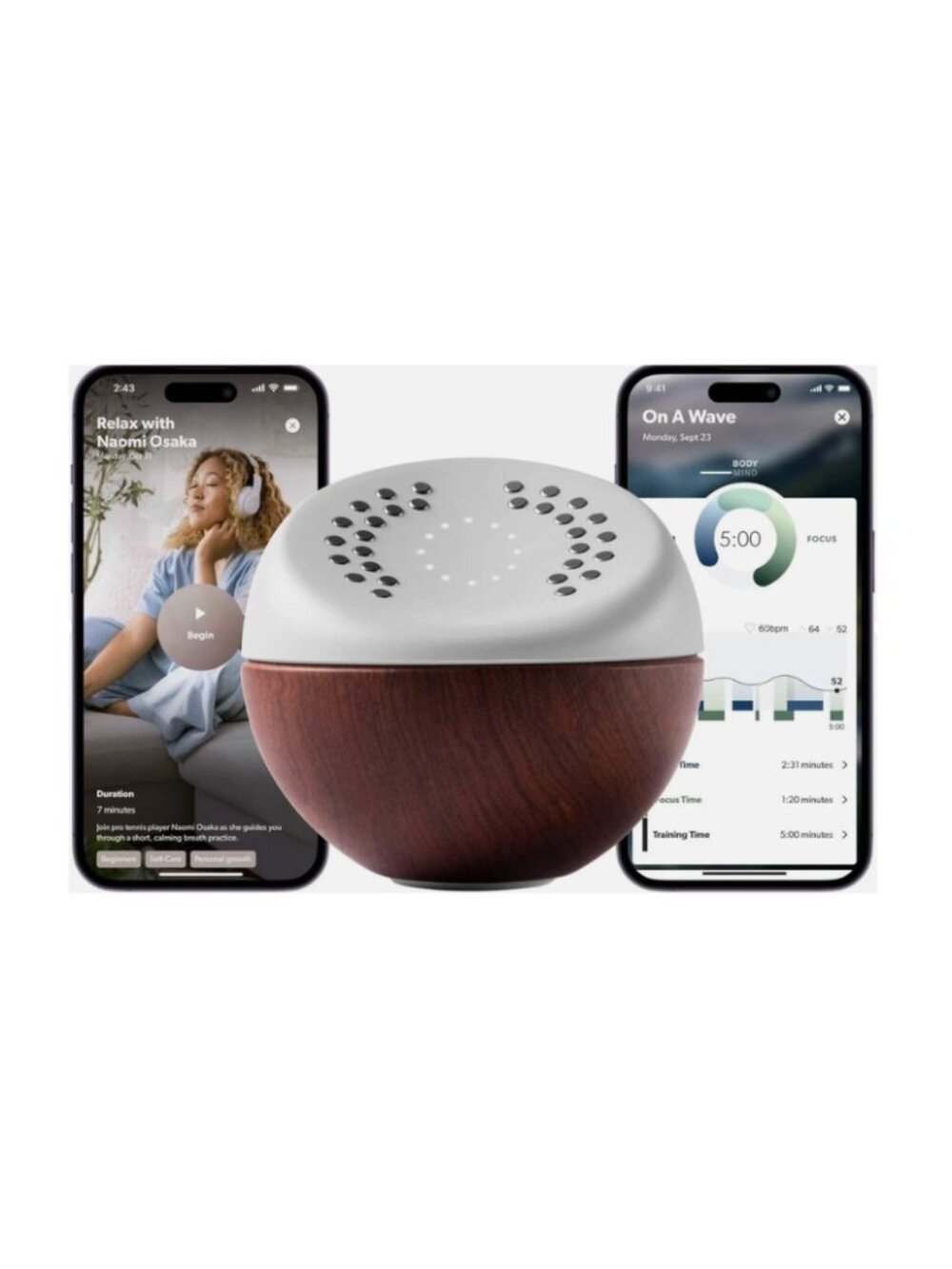 NEW SEALED Hyperice Core Premium Smart Meditation Trainer